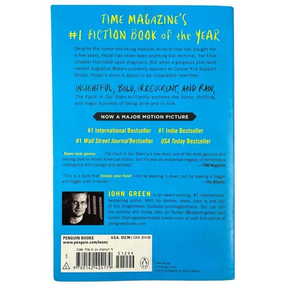The Fault in Our Stars by John Green (Paperback) - Picture 3 of 8